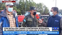 Con Batallón Canino continúa búsqueda de ingeniero desaparecido en la cordillera de Montecillos