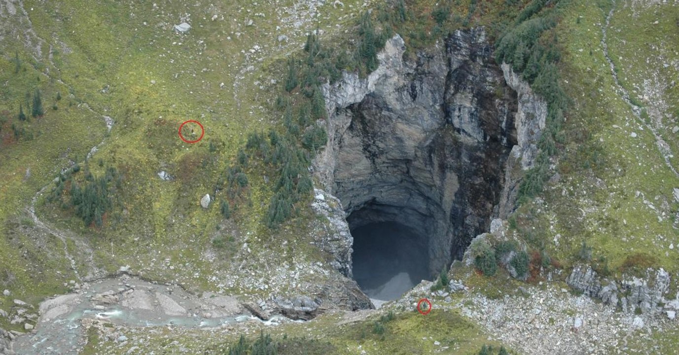 A massive cave untouched by humans has been discovered in Canada