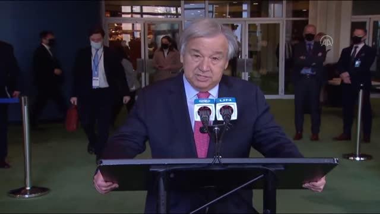 BİRLEŞMİŞ MİLLETLER - BM Genel Sekreteri: "Savaşı durdurun, diyalog ve diplomasiye kapıyı açın"