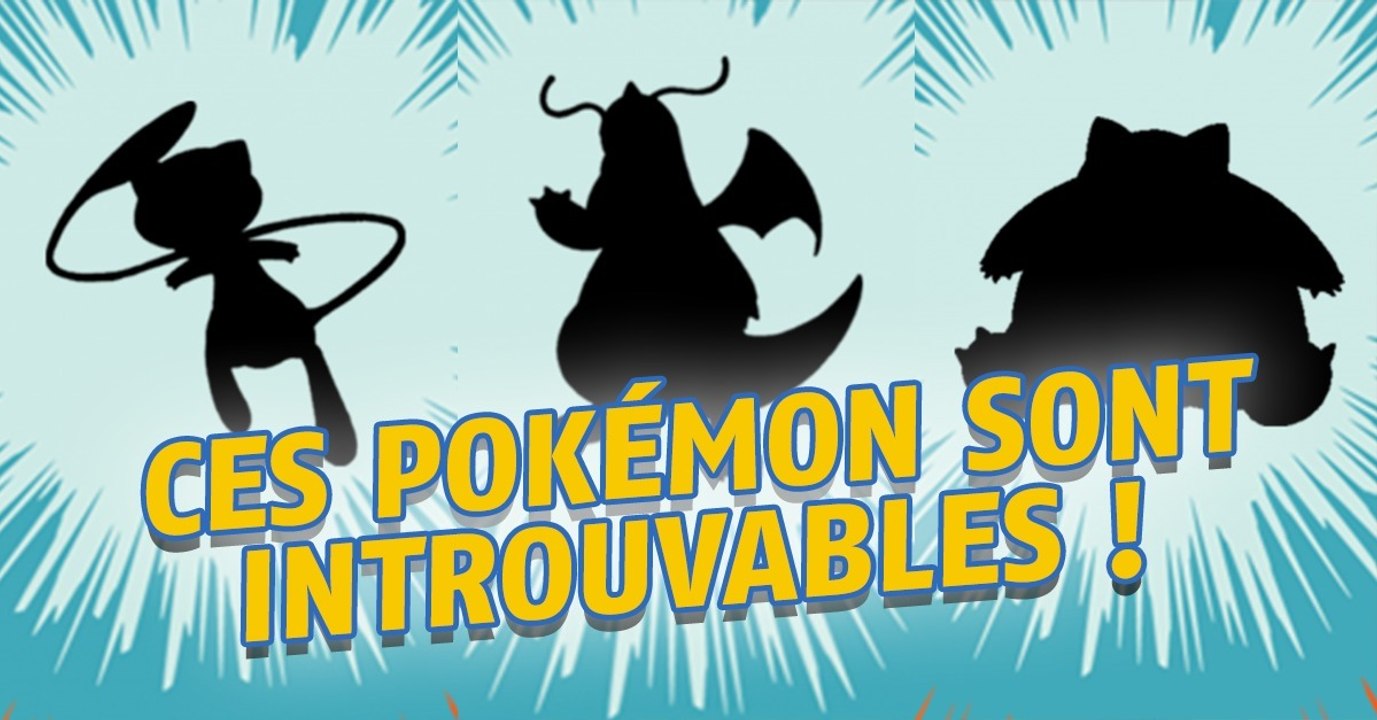 Pokémon Go : ces Pokémon que les joueurs n'arri...