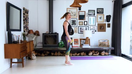 15 minutes pour affiner sa silhouette ( avec haltères )