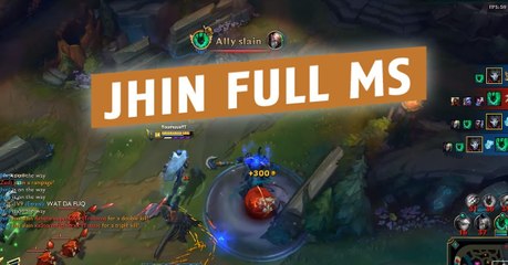 League of Legends : Jhin full MS, le meilleur build du jeu ?