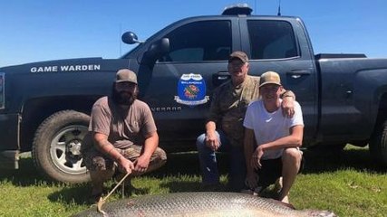 Fisherman hooked this strange prehistoric creature that looks just like an alligator