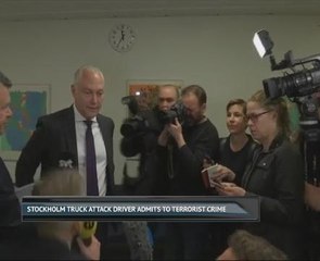 Stockholm truck attack main suspect admits to terrorist crime