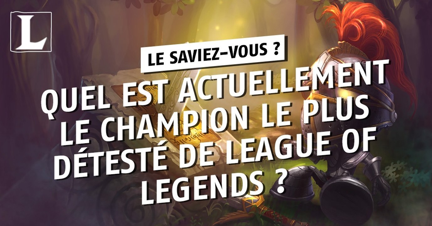 League of Legends : quel est le champion le plus détesté de League of Legends ?