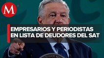 ¿AMLO exhibirá a Belinda? Promete dar a conocer lista de deudores al SAT