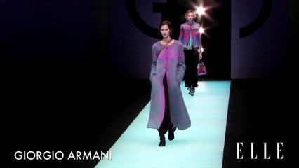Défilé Giorgio Armani prêt à porter Automne-Hiver 2018-2019