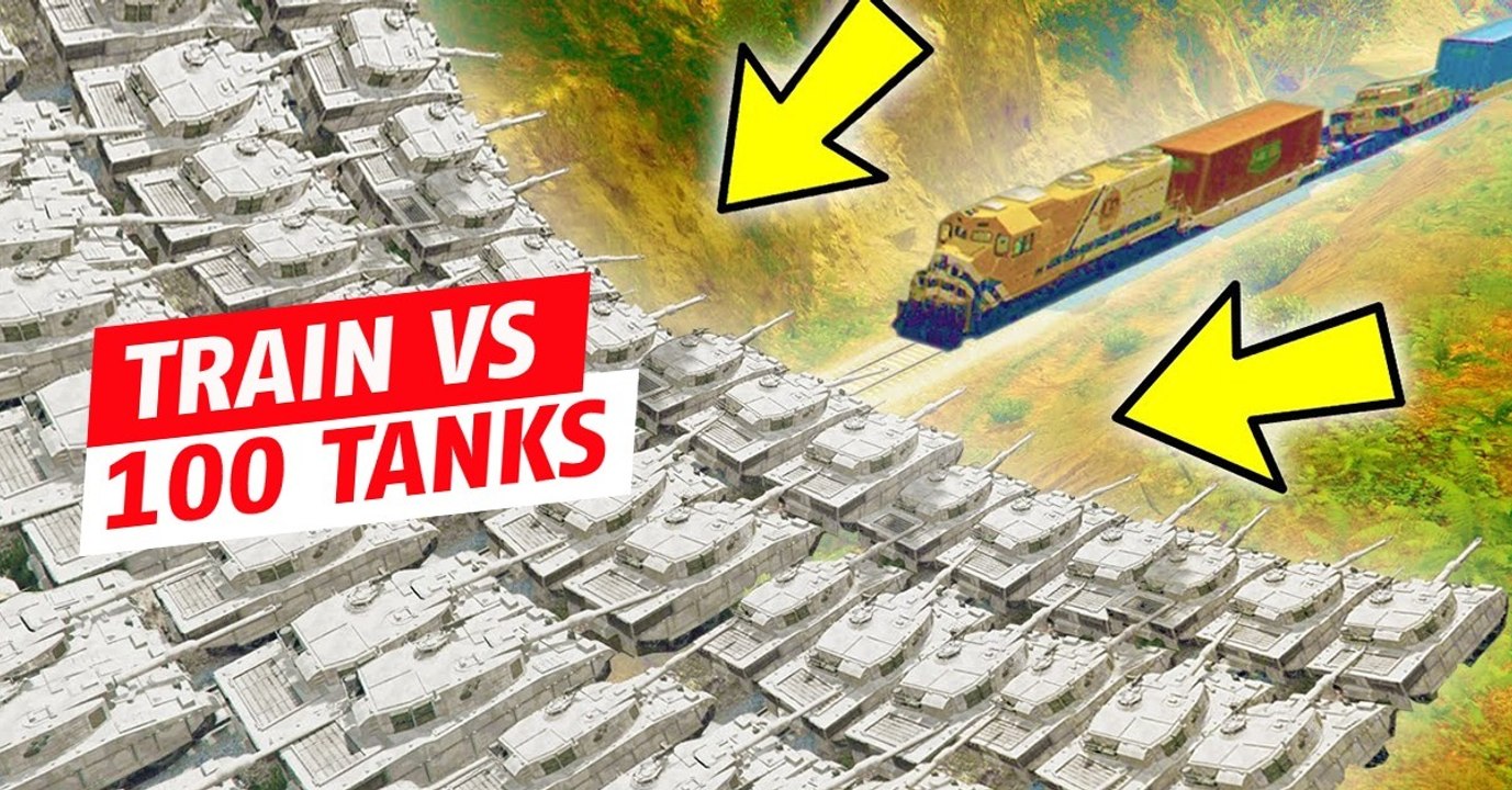 GTA 5 : peut-on arrêter le train avec 100 tanks ?