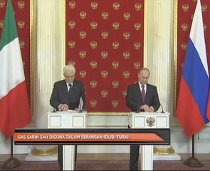 Gas sarin sah diguna dalam serangan Idlib: Turki