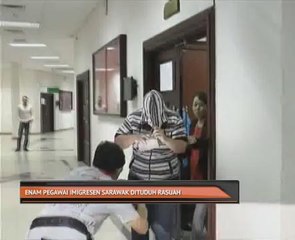 Enam Pegawai Imigresen Sarawak dituduh rasuah