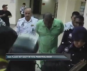 Man pleads not guilty in fatal pedestrial crash