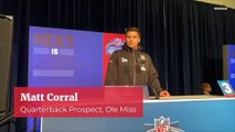 NFL QB Prospect Matt Corral Throwing at  100 percent