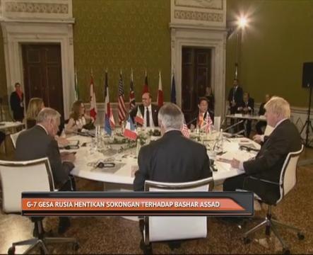G-7 gesa Rusia hentikan sokongan terhadap Presiden Syria Bashar Al Assad