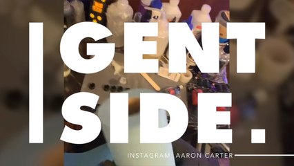 Aaron Carter Just Got A Tattoo Of Rihanna On His Face