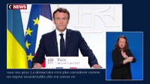 Emmanuel Macron : «La guerre en Europe n'appartient plus aux livres d'histoire, elle est là sous nos yeux»