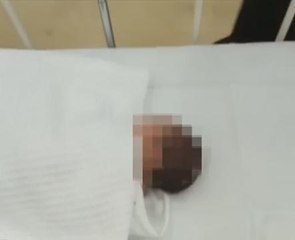 Newborn baby boy found abandoned