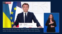 Emmanuel Macron : «La guerre en Ukraine marque une rupture pour notre continent et nos générations»
