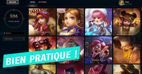 League of Legends : une appli pour calculer le nombre de skins que vous avez