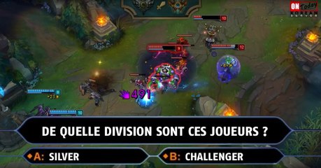League of Legends : silver ou challenger, saurez vous trouver la différence ?