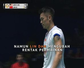 Chong Wei tumpas kepada Lin Dan di aksi final Terbuka Malaysia