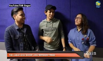 THR cabar Khai Bahar lagu bernada tinggi