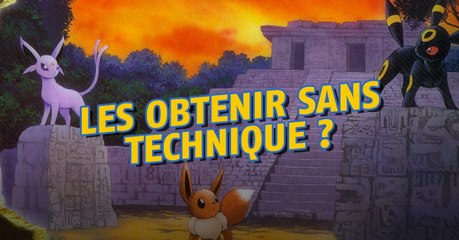 Pokémon Go : peut-on obtenir Mentali et Noctali sans utiliser de technique d'évolution ?