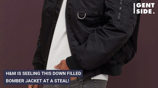 This Down Bomber Jacket From H&M Is Perfect For Staying Warm In Style