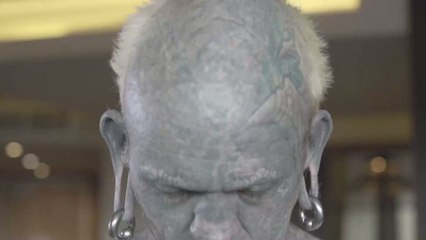 Most tattooed man in the world has foreskin covered in ink