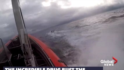 The Incredible Drug Bust the Coastguard Made on a Submarine Caught On Body Cam (Video)