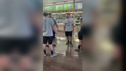 Man Gets Carried Out By Son After Going On an Anti-Mask Tirade