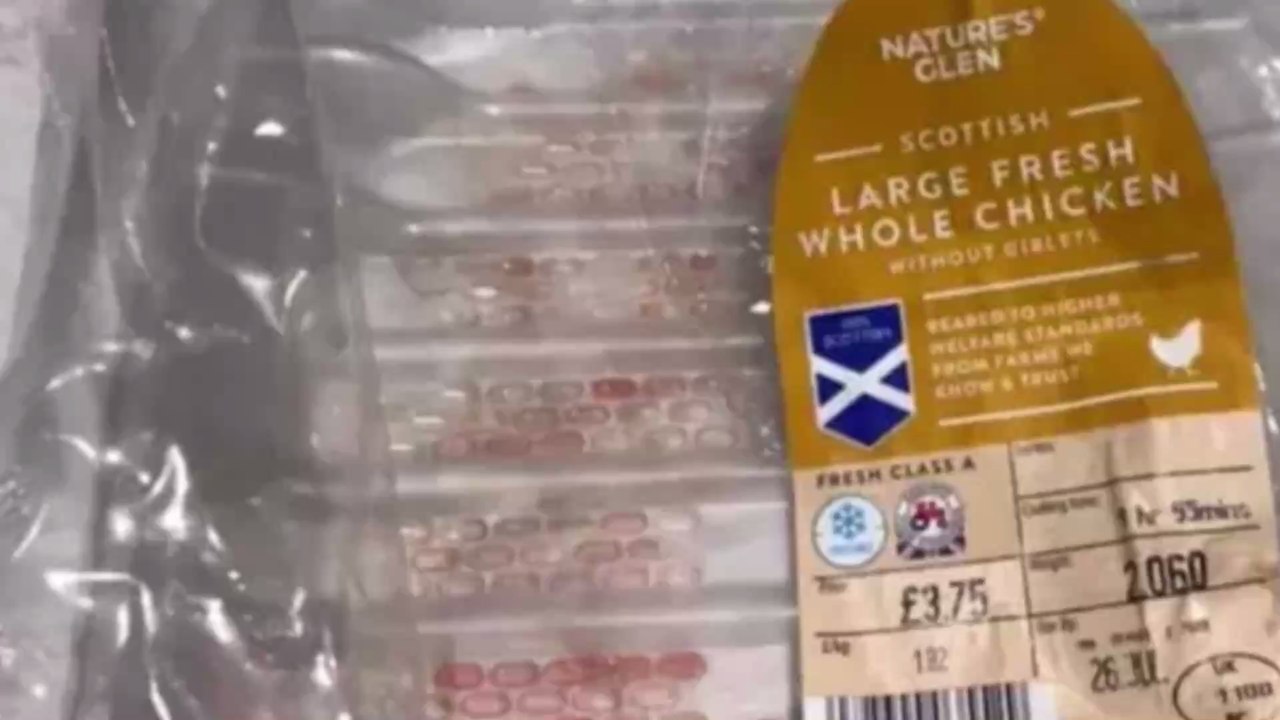Man left horrified after finding intestines inside a £3.75 Aldi chicken