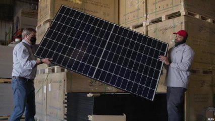 تأجير منشآت الطاقة الشمسية