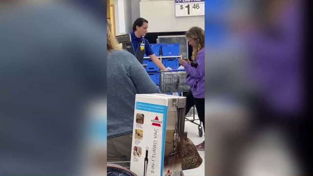 Disgusting: American woman coughs and spits on Walmart employee after causing a scene