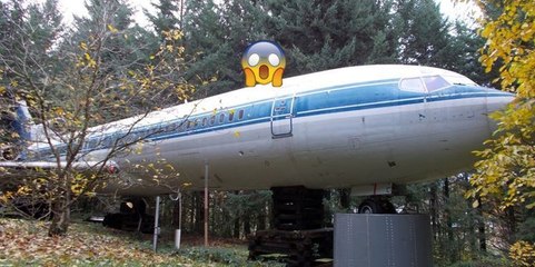 He lived in a Boeing 727 for 15 years and now he has even bigger plans