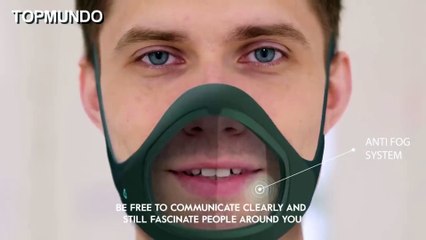 Tecnología.-  mascarilla inteligente que cuenta con un campo magnético.