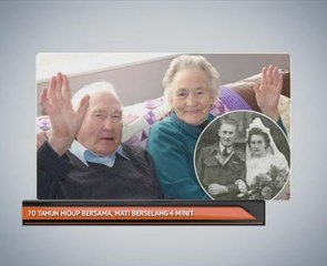 70 tahun hidup bersama, mati berselang 4 minit