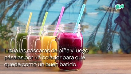 Usos de la cáscara de piña