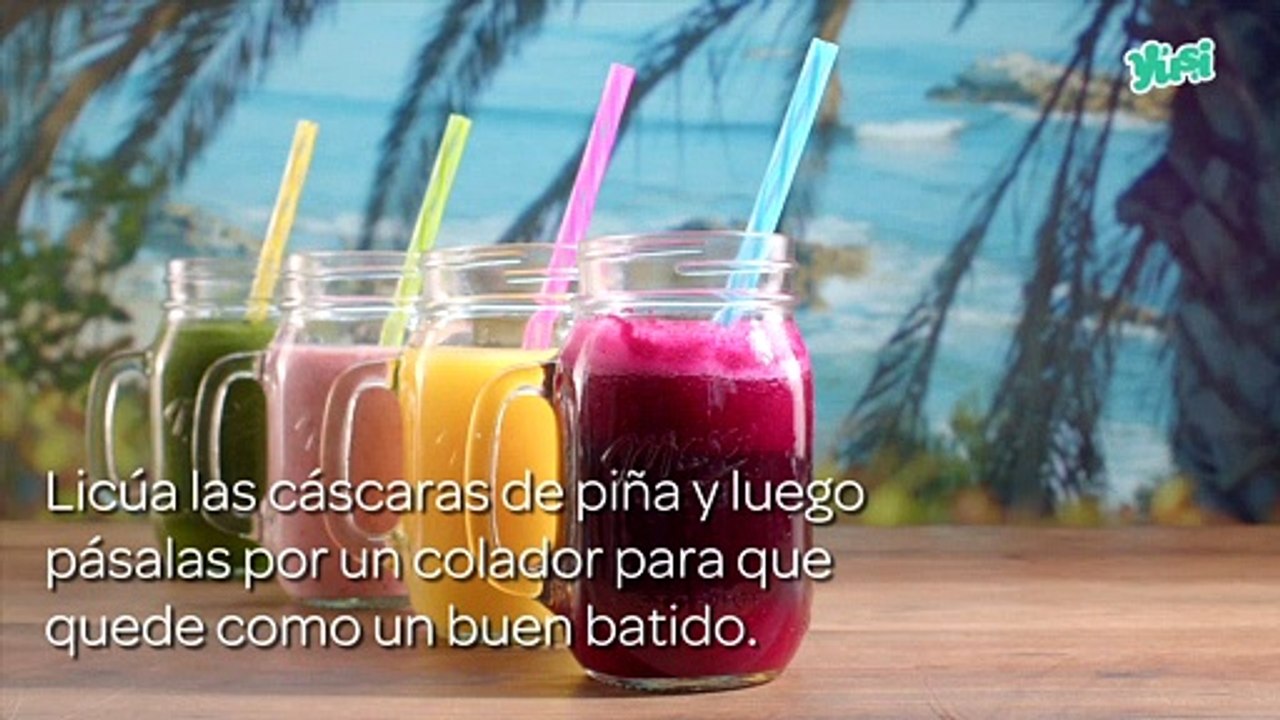 Usos de la cáscara de piña
