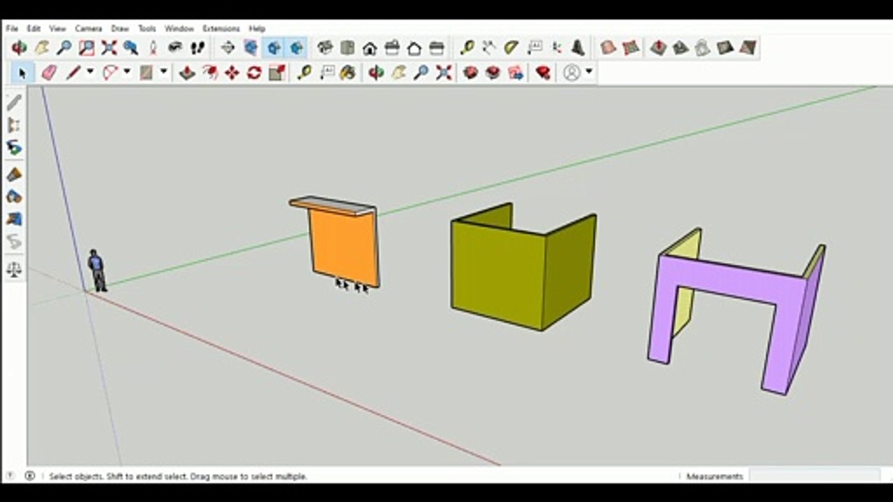 TUTORIAL SKETCHUP MEMBUAT PROFIL