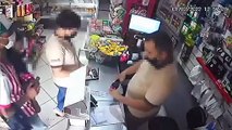 Homem assalta padaria com criança no colo, em Londrina; veja vídeo