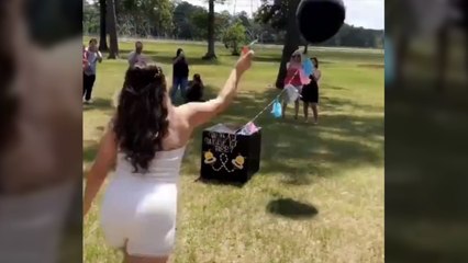 Woman Takes Dart to the Foot After Gender Reveal Goes Horribly Wrong