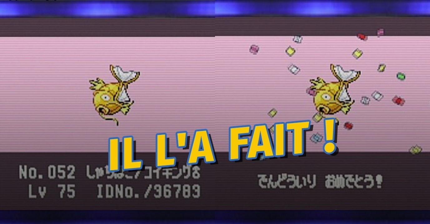 Pokémon Go : finir le jeu avec Magicarpe
