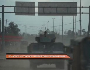 200 anggota militan Daish terbunuh dalam serangan udara