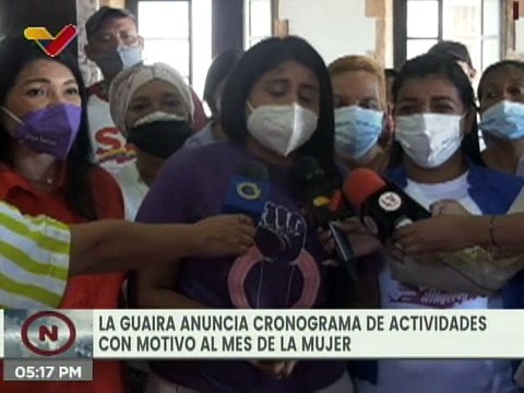 Instituto Regional de la Mujer en La Guaira anuncia cronograma de actividades para el 8 de marzo