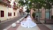 Beirut Explosion: Bride Taking Wedding Photos Escapes Blast (VIDEO)