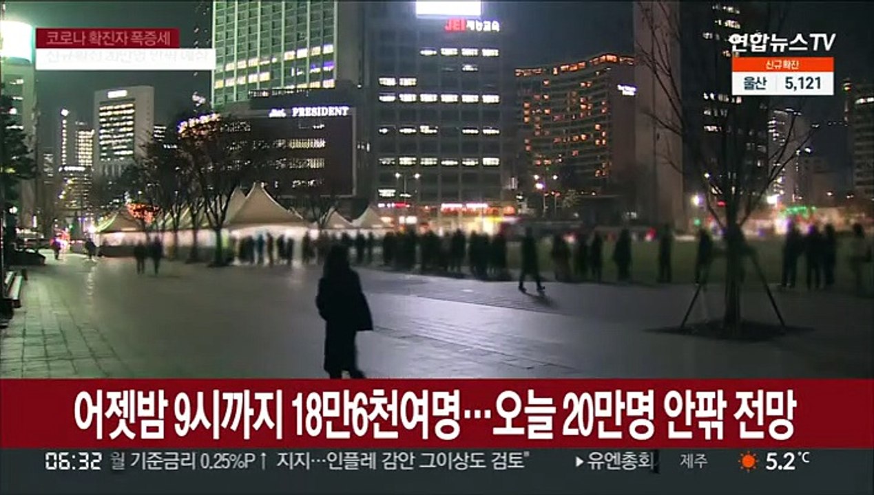 어젯밤 9시까지 18만6천여명…오늘 20만명 안팎 확진 전망