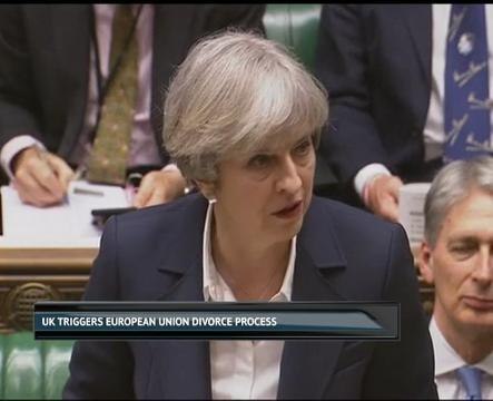 UK triggers European Union divorce process