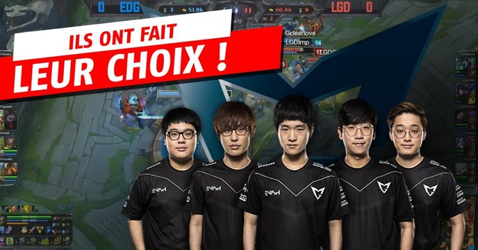 League of Legends : les joueurs Samsung Galaxy choisissent leurs champions