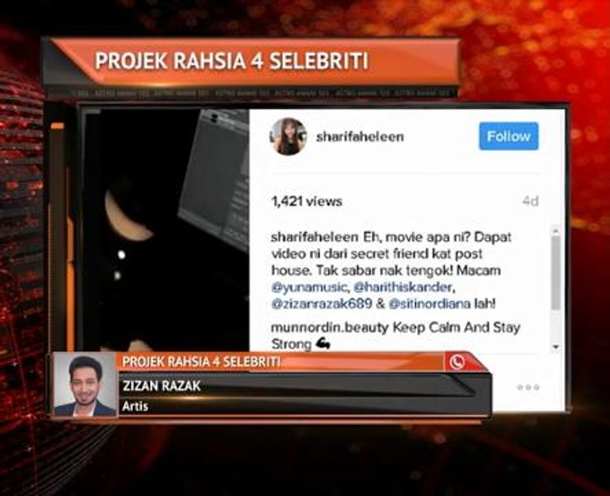 Projek rahsia 4 selebriti