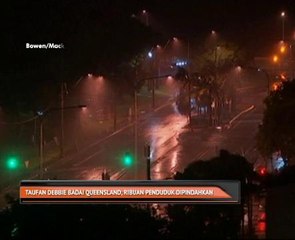 Taufan Debbie badai Queensland, ribuan penduduk dipindahkan